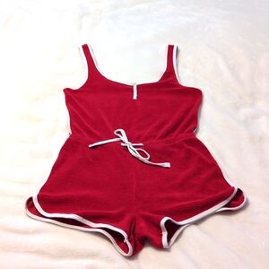 Abercrombie and Fitch Rhomper. Women's . Size XXS. Terry cloth. Drawstri…
